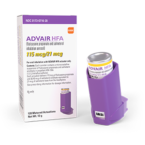 ADVAIR HFA 115/21MCG DC 120 ACTN TRD ADVAIR HFA 115/21MCG DC 120 ACTN TRD