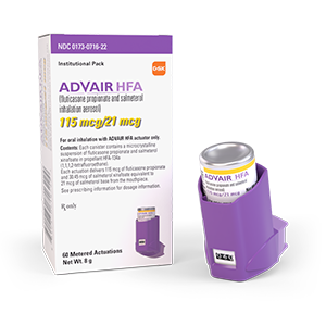 ADVAIR HFA 115MCG/21MCG INH AER DC 60 ACTN INST ADVAIR HFA 115MCG/21MCG INH AER DC 60 ACTN INST