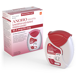 Anoro Samples ANORO ELLIPTA 62.5/25 MCG INH PWDR 1X30 DS | Pharma | Products | GSK ...