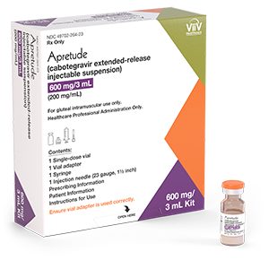 APRETUDE 600MG (3ML) INJ SUSP SDV KIT APRETUDE 600MG (3ML) INJ SUSP SDV KIT