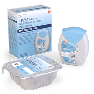 BREO ELLIPTA 100/25 MCG INH PWDR 30 DS NDPI TRD PACK X 1