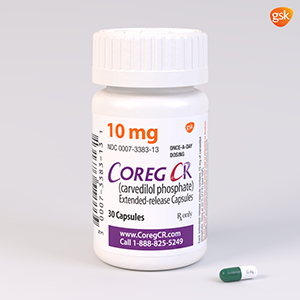 COREG CR CAPSULE 10MG 1X30 COREG CR CAPSULE 10MG 1X30