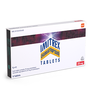 IMITREX TABLETS 25MG 9'S IMITREX TABLETS 25MG 9'S