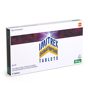 IMITREX TABLETS 50MG 9'S IMITREX TABLETS 50MG 9'S