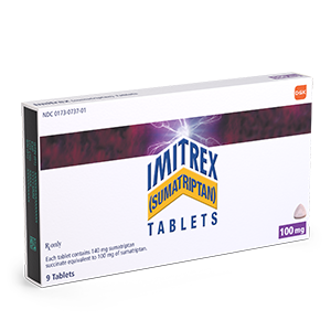 IMITREX TABLETS 100MG 9'S IMITREX TABLETS 100MG 9'S